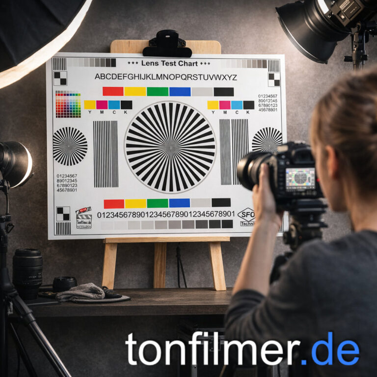 Objektiv Testkarte