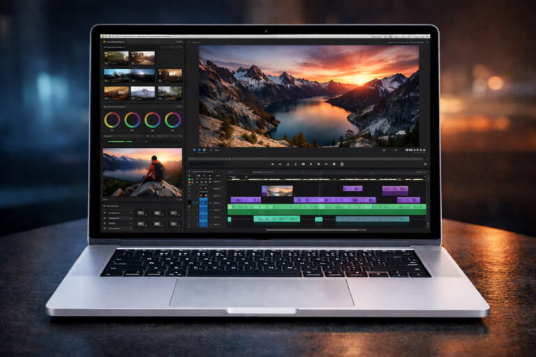 Notebook Videoschnitt